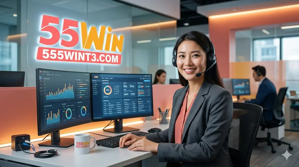 Liên hệ 555WIN – Trung tâm hỗ trợ khách hàng 24/7